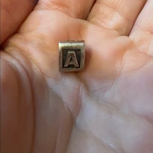 Pandora charm “A”